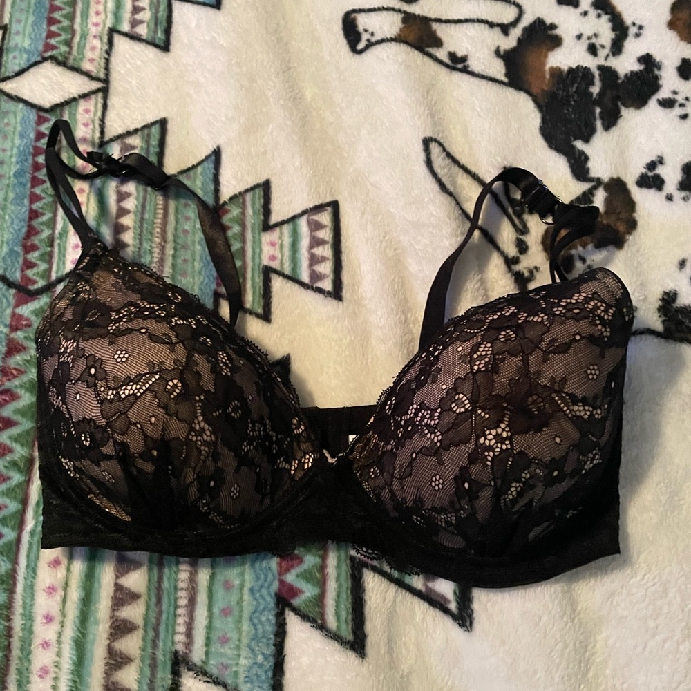 Lace Black Bra Rampage Brand